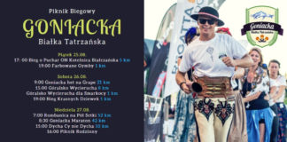 2. edycja pikniku biegowego GONIACKA rozpocznie się 25 sierpnia